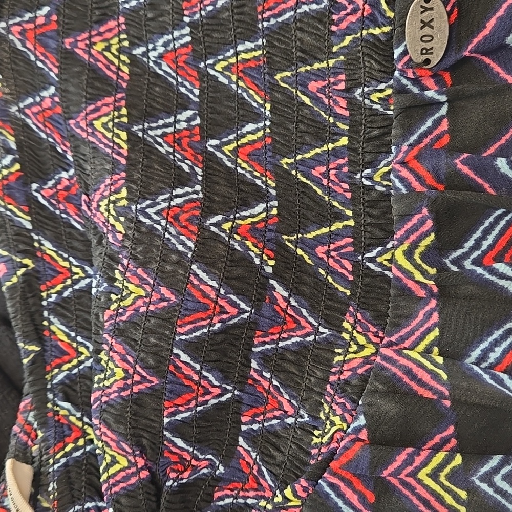 Roxy Multicolor Geometric Pattern Dress - Picture 5 of 5